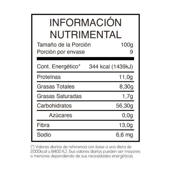 Harina de Avena Bolsa de 900 gr. - Image 3