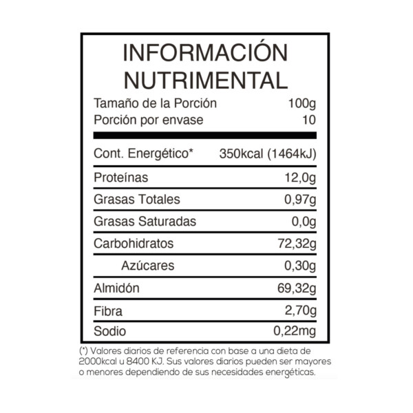 Harina de Trigo Orgánico Bolsa de 1 kg - Image 3