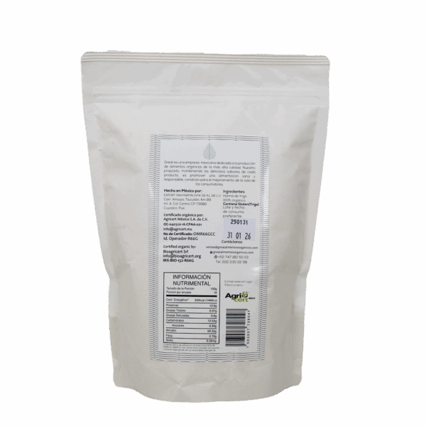 Harina de Trigo Orgánico Bolsa de 1 kg - Image 2