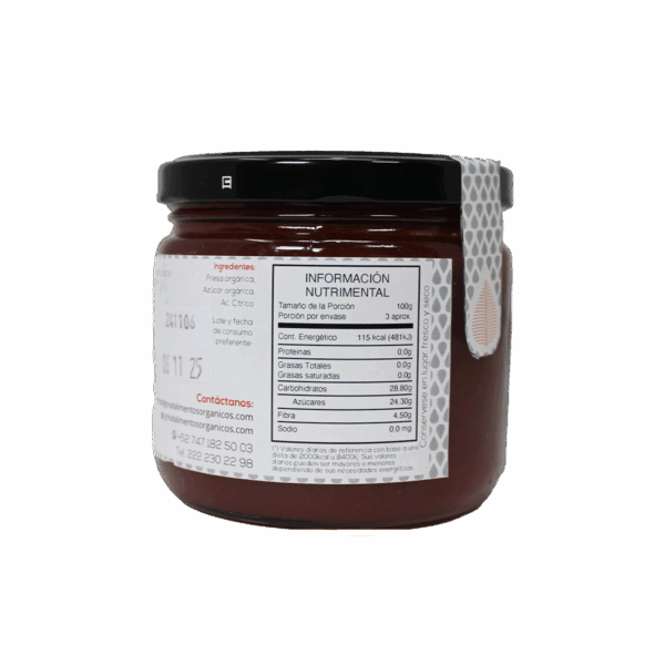 Mermelada de Fresa Orgánica Frasco de 330 gr - Image 2