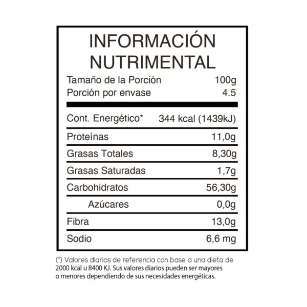 Harina de Avena Bolsa de 450 gr. - Image 3