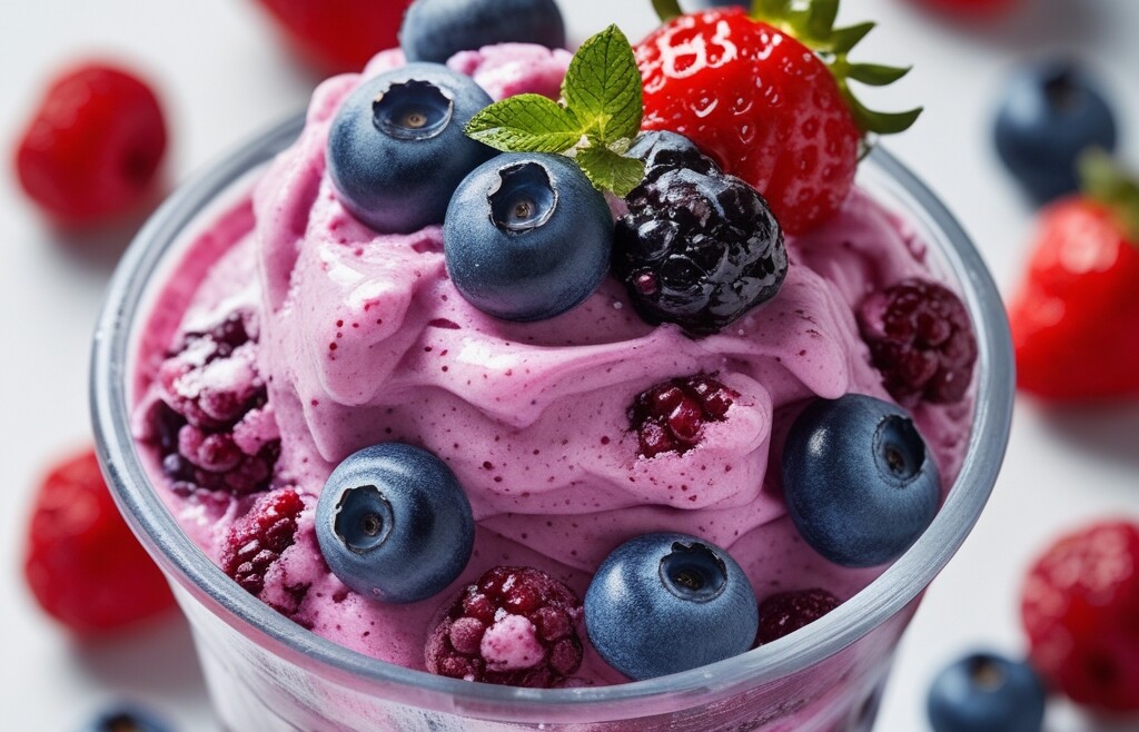 Helado Mix de Berries Orgánicos (Antioxidante y Colorido)