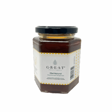 Disfruta el sabor auténtico de la naturaleza con nuestra miel natural multiflora, elaborada a partir del néctar de diversas flores de temporada. Textura semilíquida, sin aditivos ni restos de cera. Ideal para endulzar de forma natural tus alimentos favoritos.
